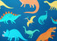 ديناصور طباعة حقيبة مدرسية للأطفال بنين